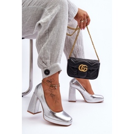 Step in style Pumps Modell Rosalia N045 Silver - Steg i stil grå 1