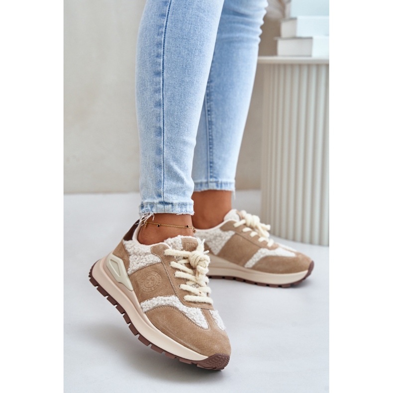 Big Star OO274A317 Hi-Polly System Sportskor, beige 1