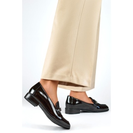 Damskor med kedja 24-12309B svart 1