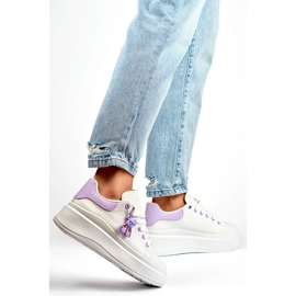 Sportskor dam LL23171PU vit 1