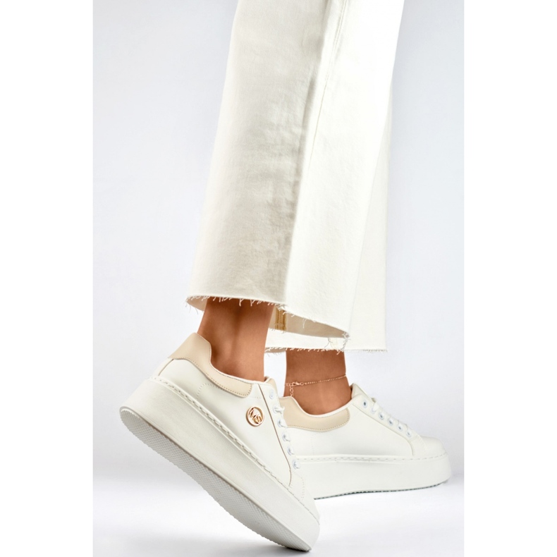 Sportskor dam TL249-9-8W/BE vit 1