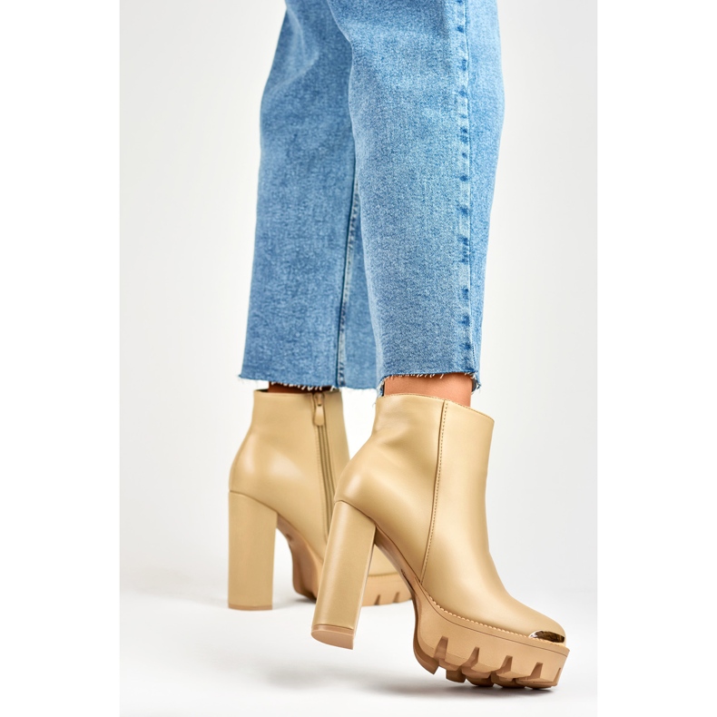 Stövlar Modell NS313KH Beige - PRIMO 1