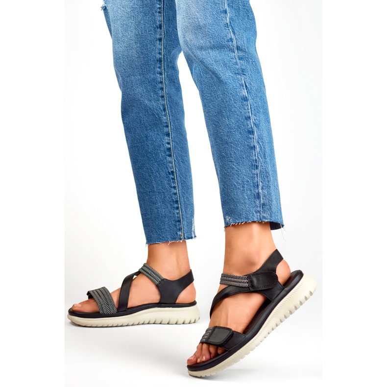 Damsandaler BM051-3019-1B svarta 1