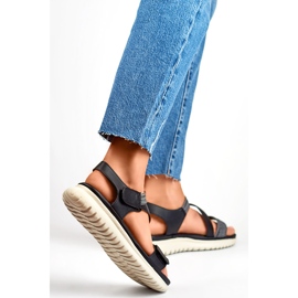 Damsandaler BM051-3019-1B svarta 2