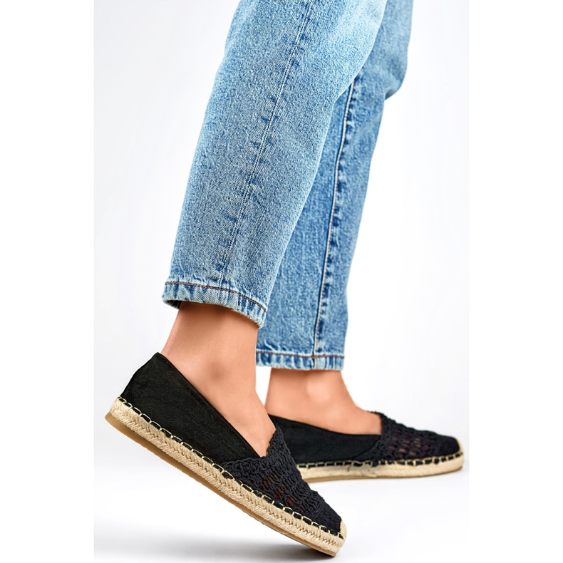 Luftiga Dam Espadrilles 1494B svart 1