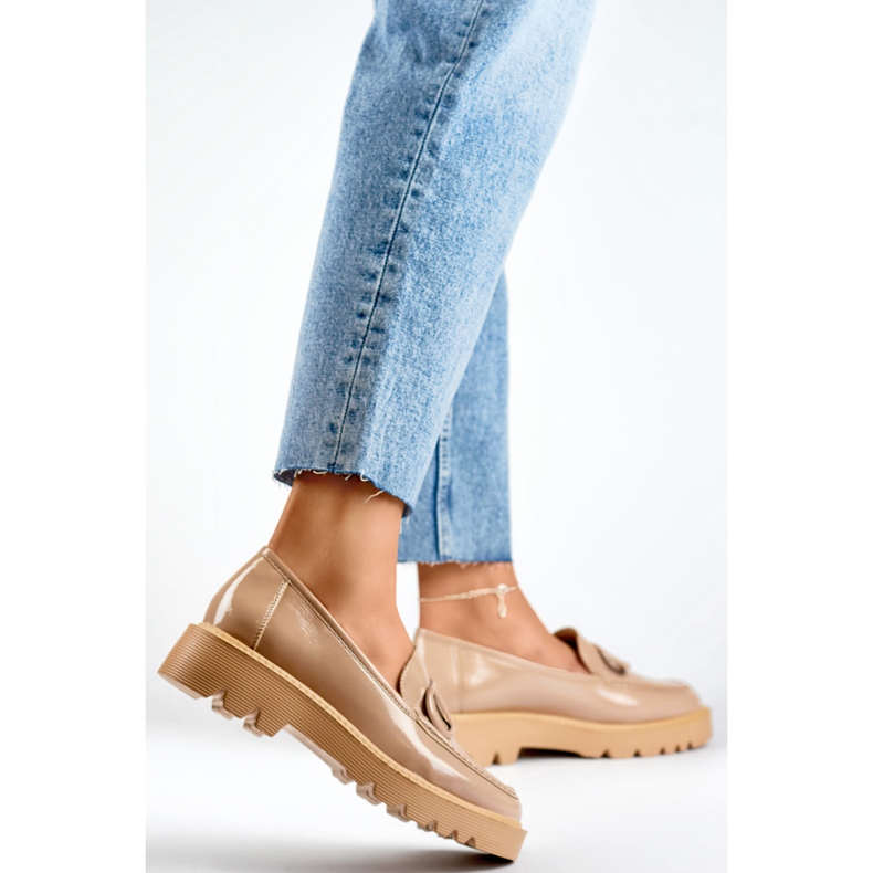 Damskor med dekor 23-10862BE beige 1