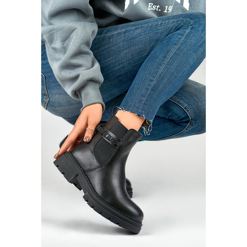 Chelsea boots Modell 250005B-PU Svart - PRIMO 1