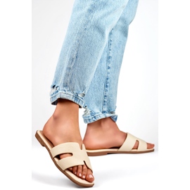 Sandal flipflops Modell MTBL06BE Beige - PRIMO 2