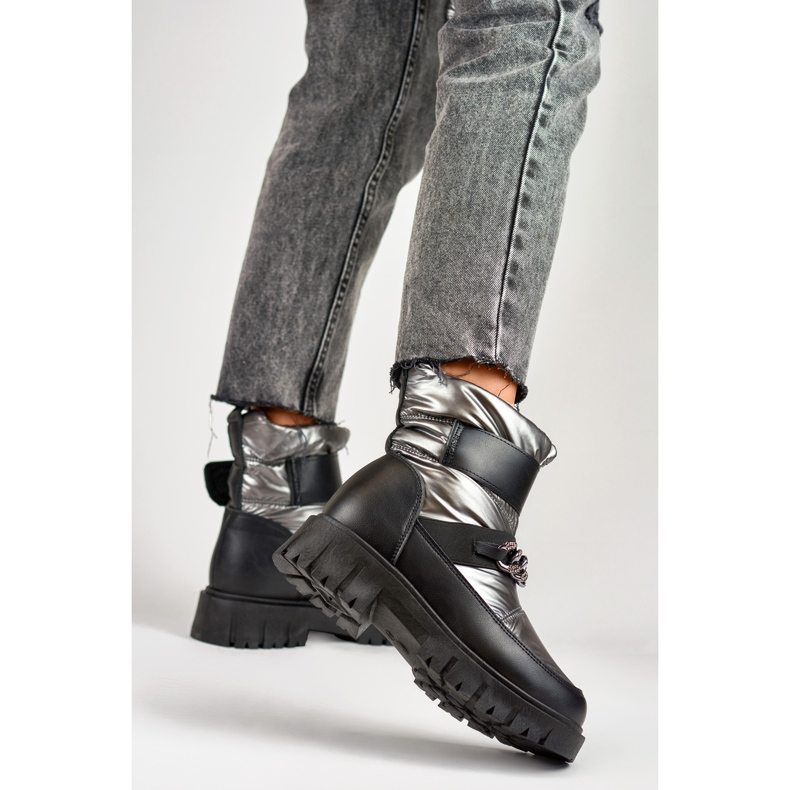 Snowboots Modell JH-5SI Silver 2