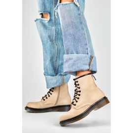 Arbetarstövlar för kvinnor H1080BE Beige 2