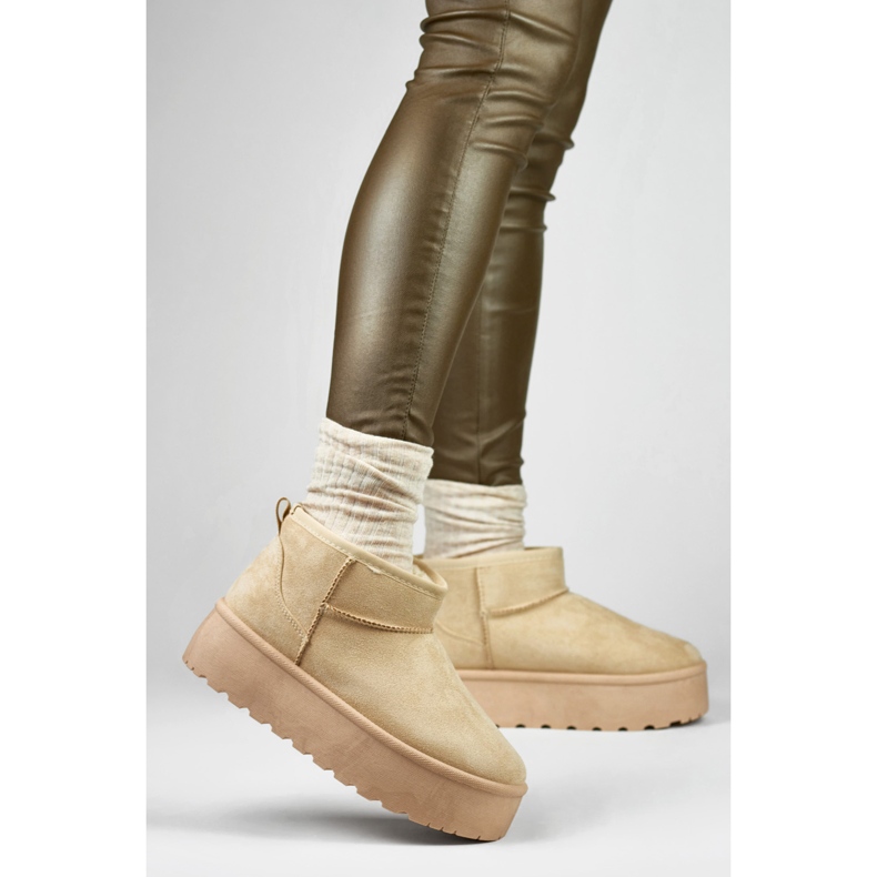 Isolerade snöstövlar för kvinnor TL242-BE beige 1