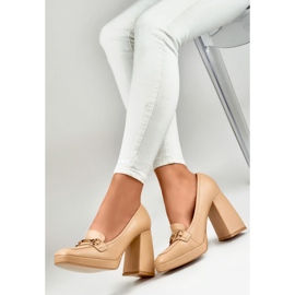 Dampumpar med dekoration M047-NU beige 1