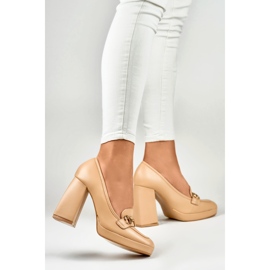 Dampumpar med dekoration M047-NU beige 2