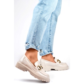 Dammockasiner med gulddekor OH31-2LT/BE beige 1