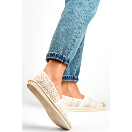 Espadrillor Modell XY2832-2W Vit 1