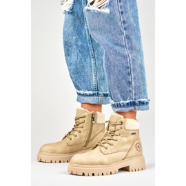 Isolerade stövlar för kvinnor GD-TL53BE beige 1