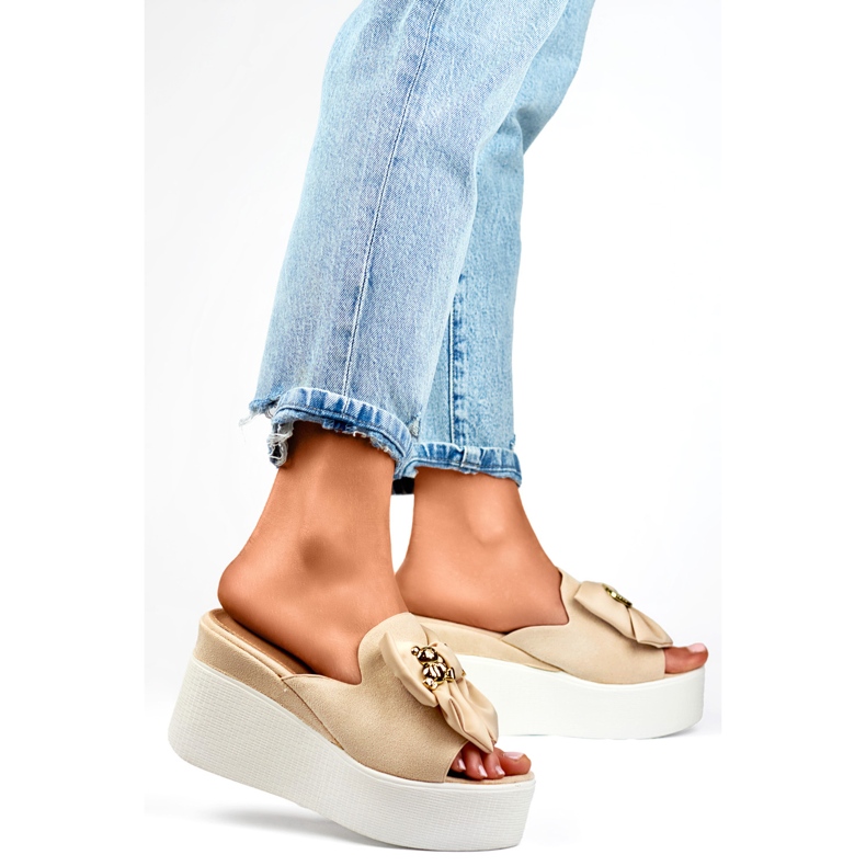 Sandal flipflops modell 8082BE Beige 1