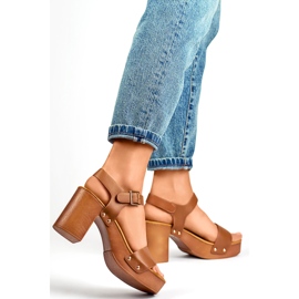 Damsandaler 3993CA brun 1