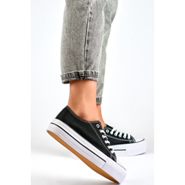 Sneakers för kvinnor QY832B svart 1