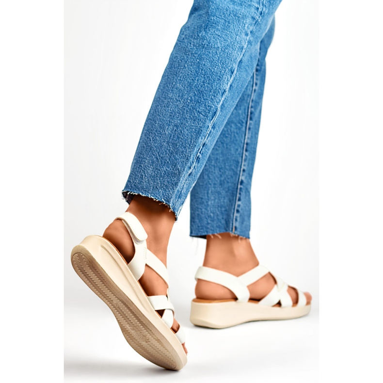 Damsandaler QQ-397W vit 1