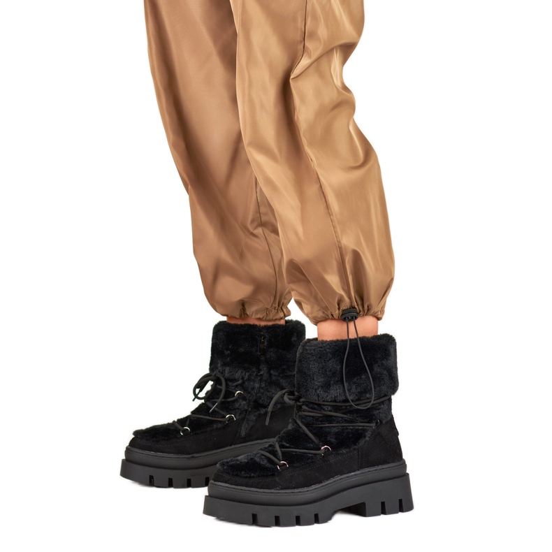 Snowboots Modell XH9370-1-B Svart - PRIMO 1