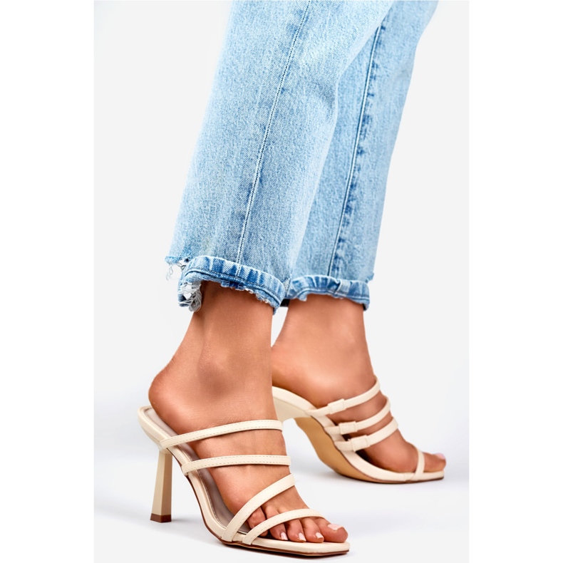 Elegant flip-flops dam 4772BE beige 1