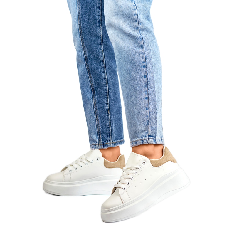 Sportskor Modell LL23171KH Vit/Beige - PRIMO 1