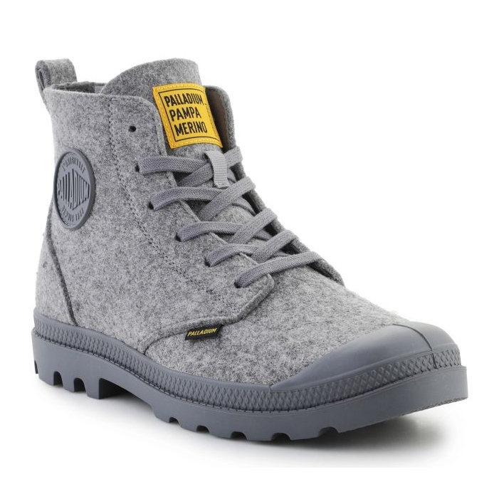 Palladium Pampa Hi Merino skor 74377-027-M Grå 1