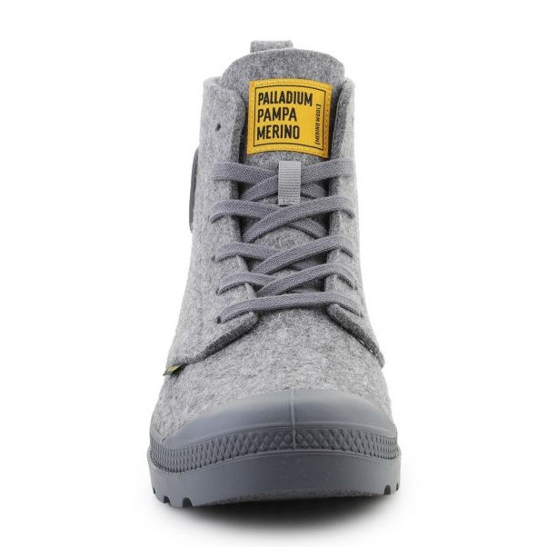 Palladium Pampa Hi Merino skor 74377-027-M Grå 2