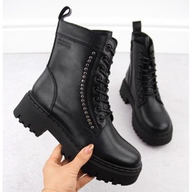 Big Star läderstövlar, isolerade OO274A255 INT2062 svart 1