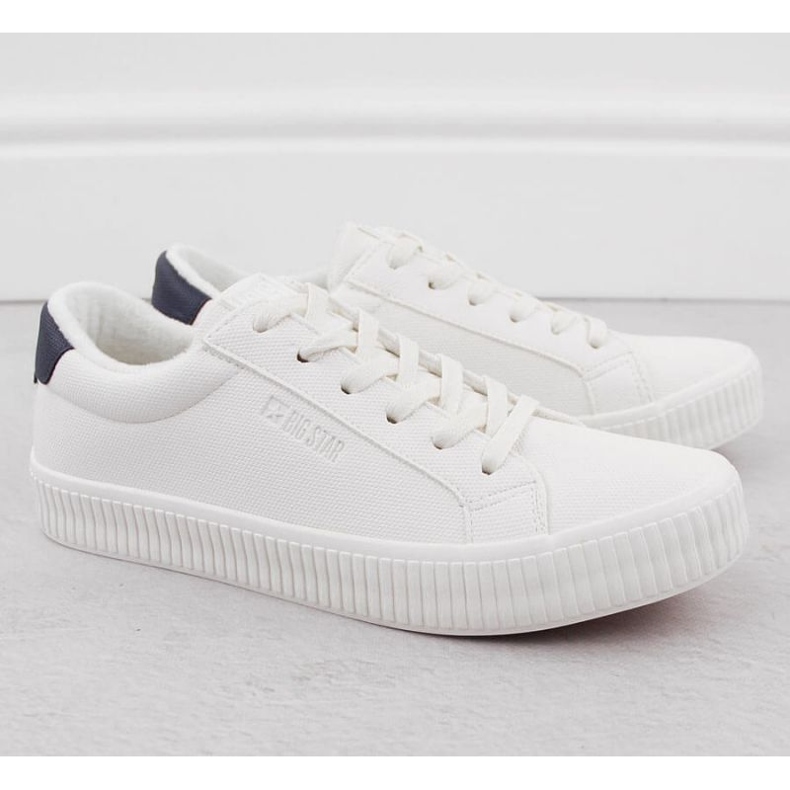 Big Star isolerade sneakers W OO274A460 INT2063A vit 2