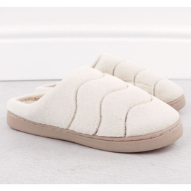 Unisoft W 6622 EVE466B hemmatofflor i päls beige 2