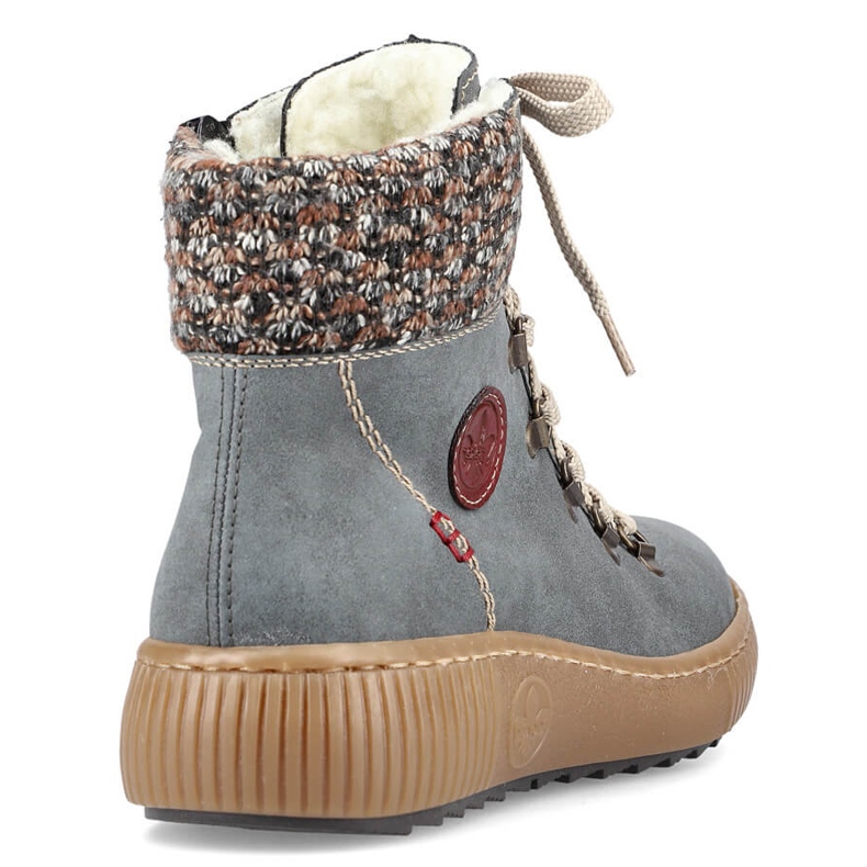 Isolerade stövlar för damer, blå, Rieker Z6648-14 1