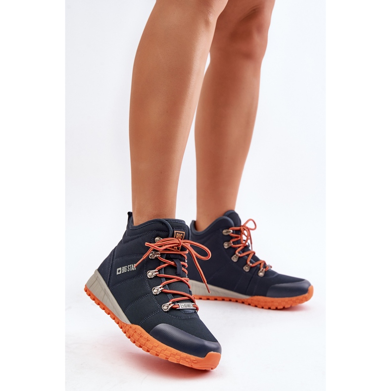 Dam Trappers Sportskor Big Star KK274215 Memory Foam System Marinblå 2