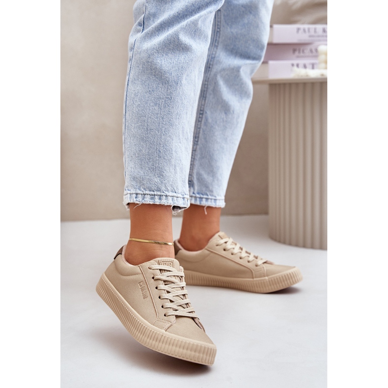 Big Star Isolerade Sneakers för kvinnor OO274A461 Beige 2