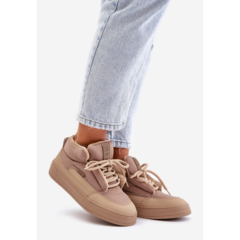 Big Star Isolerade Sneakers för kvinnor OO274A532 Beige 1