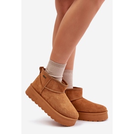 Snöskor med låg plattform Big Star OO274A098 Camel brun 1