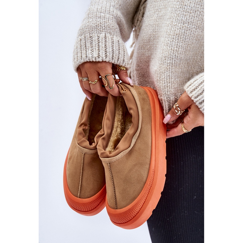 Camel Izamine Snöskor för damplattform med låg ovandel brun 2