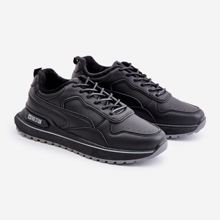 Isolerade sneakers för män Big Star OO174675 HI-POLY System Svart 1