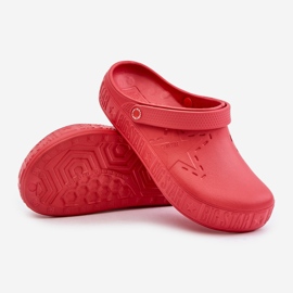 Lättviktsflip-flops herr Träskor Big Star II175004 Röd 2