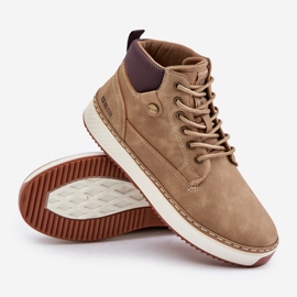 Big Star herrskor med snörning OO174560 Hi-Poly System Beige 2