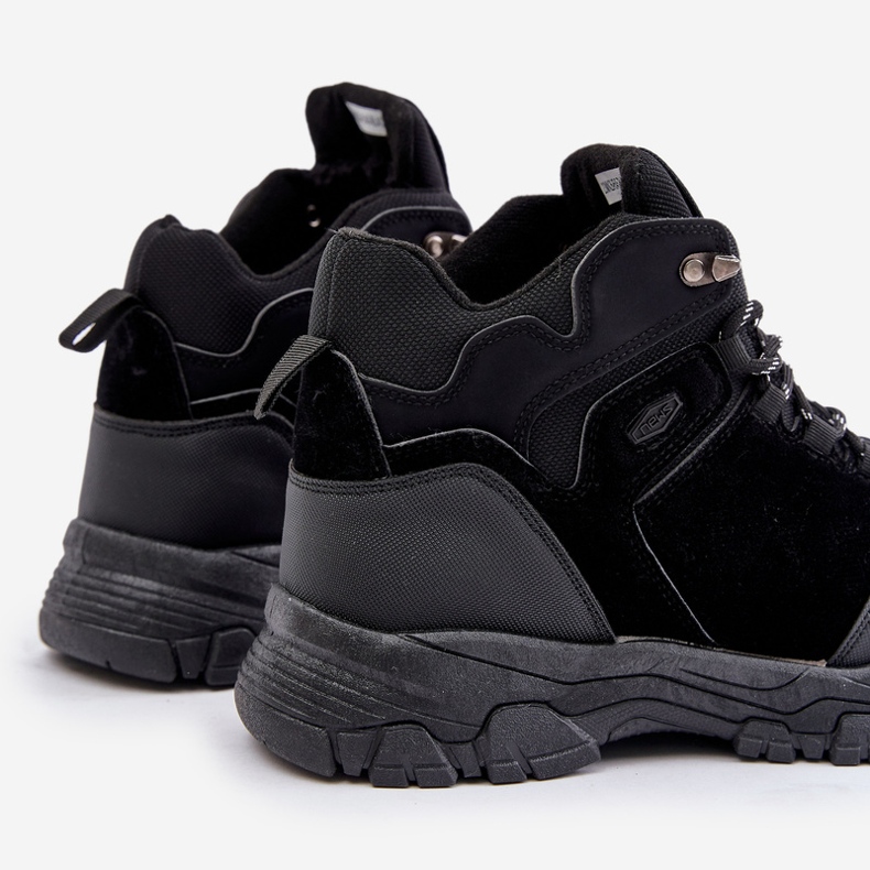 News Isolerade vandringsskor med snörning för män Svart Zerista 2