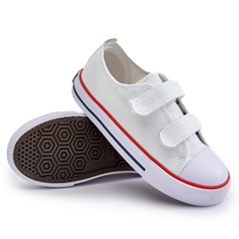 Sneakers med kardborreband för barn Big Star OO374009 Vit 7