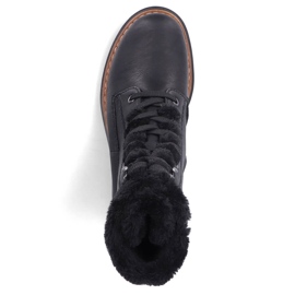 Damisolerade väskor med päls, svart Rieker 72625-00 2