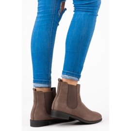 Juliet Bekväma Chelsea stövlar brun 1