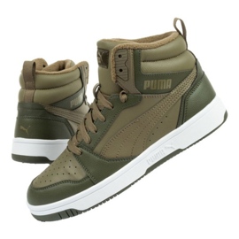 Puma Rebound V6 sportskor 394685 02 grön 1