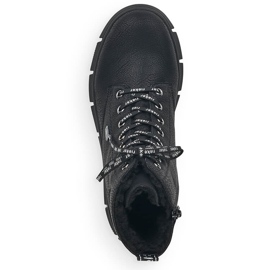 Vattentäta bekväma stövlar för kvinnor svart Rieker X3410-00 1