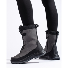 Vandringsskor med snörning för kvinnor DK vattentäta grå 2