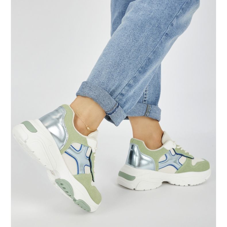 Seastar Gröna sneakers för kvinnor 2