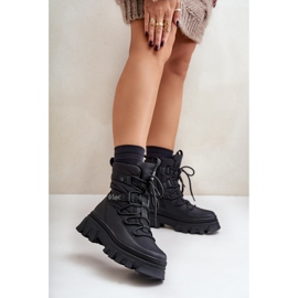 Lee Cooper snöstövlar med dragkedja för kvinnor LCJ-24-47-3144 Svart 2